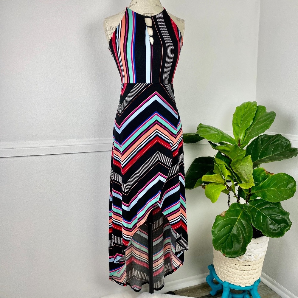 Candie's Striped Boho Maxi Dress Sz. S NWT Sleeveless